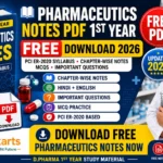Pharmaceutics Notes PDF 1st Year D Pharmacy Noteskarts